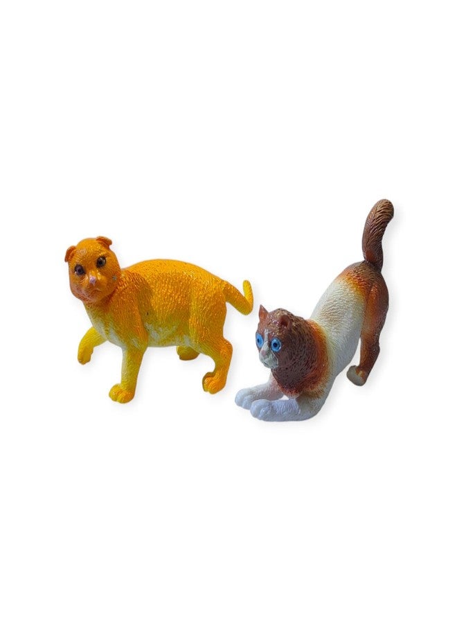 DIMAZO Small Kids Sea & Wild Animal Toys Sets for Fun, Educational, Spark Imagination and Learning (Multi Choice Sets) (Cats) 6pcs - Image 4